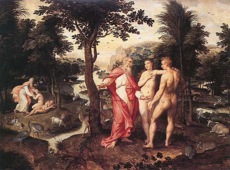 Jacob de Backer Garden of Eden oil painting picture